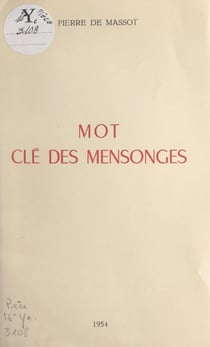 Mot clé des mensonges