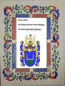 Die adlige polnische Familie Deborog. The noble Polish family Deborog.