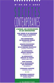 L'espace, les sociologues et les géographes - n° 49-50