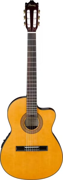 Ibanez GAT5CE - Guitare classique - Amber High Gloss
