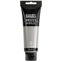 Tube 118 ml de peinture acrylique Liquitex - Basics - argent