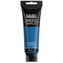 Tube 118 ml de peinture acrylique Liquitex - Basics - bleu céruleum