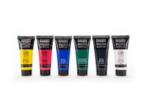 Set de 6 tubes de 22 ml de peinture acrylique Basics - Liquitex