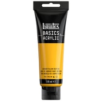 Tube 118 ml de peinture acrylique Liquitex - Basics - jaune cadmium foncé