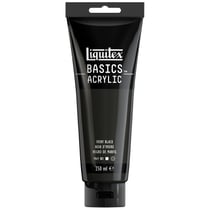 Tube 250 ml de peinture acrylique Liquitex - Basics - noir