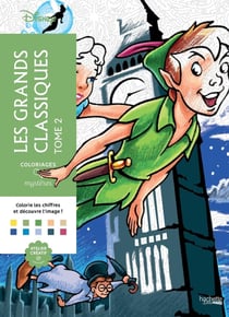 Art-thérapie ; coloriages mystères : les grands classiques Disney t.2
