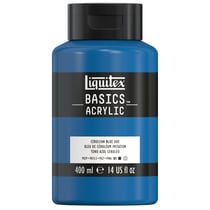 Acrylique Liquitex Basics - 400 ml - ton bleu ceruleane