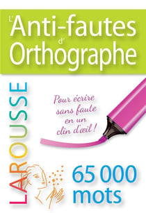 L'anti-fautes d'orthographe