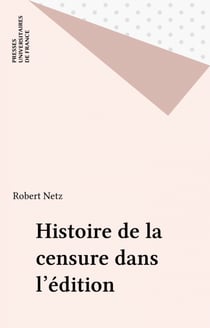 Histoire de la censure dans l'édition