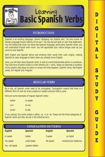Spanish Verbs ( Blokehead Easy Study Guide) - The Blokehead Success Series