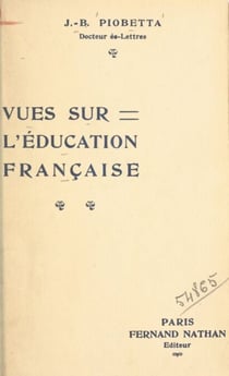 Vues sur l'éducation française
