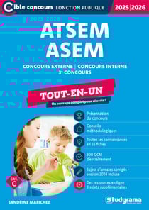 ATSEM - ASEM : Concours externe - Concours interne - 3e concours - Tout-en-un - Catégorie C – Concours 2025-2026