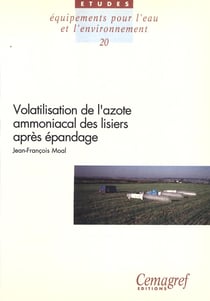 Volatilisation de l'azote ammoniacal des lisiers après épandage - Quantification et étude des facteurs d'influence