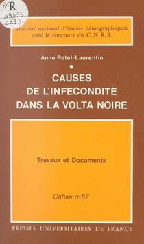 Causes de l'infécondité dans la Volta noire