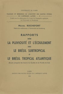 Rapports entre la pluviosité et l’écoulement dans le Brésil subtropical et le Brésil tropical atlantique - Étude comparée des bassins du Guaïba et du Paraïba do Sul