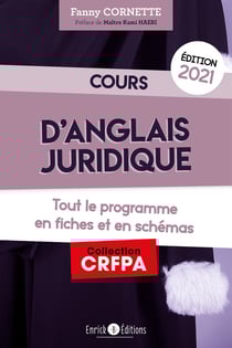 Cours d'anglais juridique 2021 - Tout le programmes en fiches et en schémas
