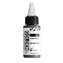 Encre acrylique - high flow golden - 30ml - noir carbone