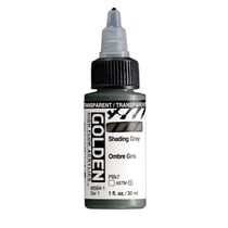 Encre acrylique - High Flow Golden - 30ml - nuances de gris transparent