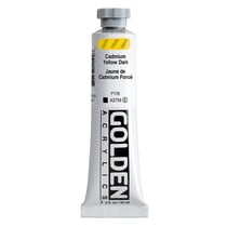 GOLDEN HEAVY BODY Series 7 - Peinture - acrylique - jaune de cadmium foncé - 59 ml