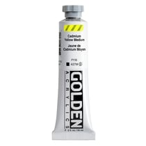 GOLDEN HEAVY BODY Series 7 - Peinture - acrylique - jaune de cadmium moyen - 59 ml