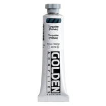 GOLDEN HEAVY BODY Series 4 - Peinture - acrylique - turquoise phthalo - 59 ml