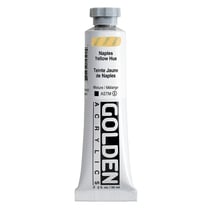 Peinture acrylique Golden - 59 ml - jaune de Naples