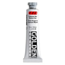 GOLDEN HEAVY BODY Series 4 - Peinture - acrylique - teinte rouge moyen de cadmium - 59 ml