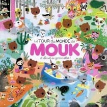 Le tour du monde de Mouk à vélo et en gommettes !