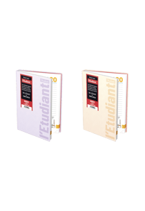 Agenda scolaire journalier 2025/2026 L'Etudiant - Modèles aléatoires - 15 x 21 cm - Pastel - Vendu à l'unité