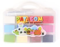 Valisette pâte à modeler - Patagom - 12 pièces