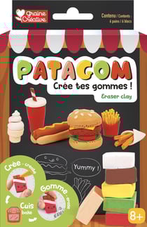 Blister de pains Junk food Graine Creative - Patagom - 6 pièces