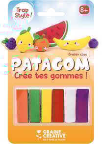 Blister de pains fruits Graine Creative - Patagom - 6 pièces