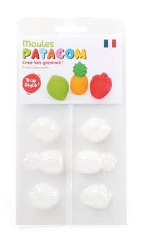 Moule motifs fruits Graine Creative - Patagom - 3 pièces