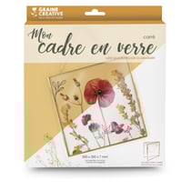 CADRE EN VERRE CARRE 200x200x7mm