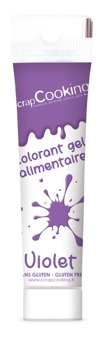 Colorant gel alimentaire ScrapCooking® - Violet - 20 g