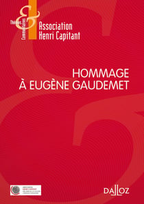 Hommage à Eugène Gaudemet