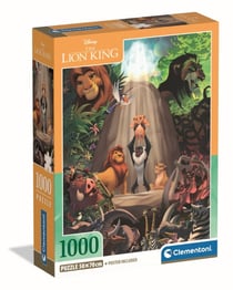Puzzle compact 1000 pièces - Le Roi Lion - Clementoni