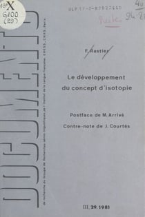 Le développement du concept d'isotopie