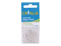 100 jonctions anneau brisé de 3 mm - Argent - Créalia