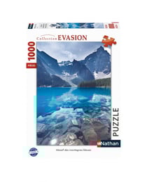 Puzzle Massif des montages bleues - 1000 pièces