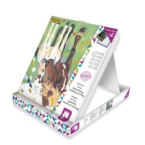 Les Ateliers du Calme - Peinture au Numéro Aquarelle Chevaux - Kit Loisir Créatif Enfant - Apprentissage Motricité Fine et Concentration
