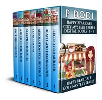 Happy Bear Cafe Series Books 1-7 - Happy Bear Cafe Cozy Mystery Series