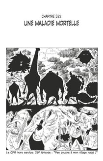 One Piece édition originale - Chapitre 522 - Une maladie mortelle