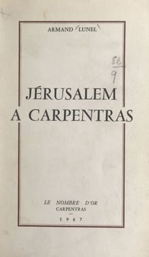 Jérusalem à Carpentras