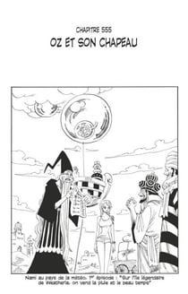 One Piece édition originale - Chapitre 555 - Oz et son chapeau