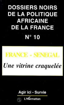 FRANCE-SENEGAL - Une vitrine craquelée