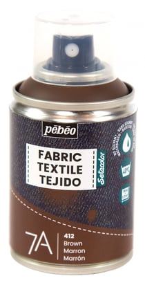Aérosol 100 ml peinture Pébéo 7A Textile - Marron