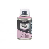 Aérosol 100 ml peinture Pébéo 7A Textile - Rose pastel