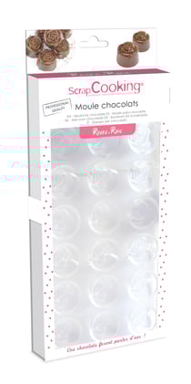 Moule à chocolats ScrapCooking® - 12 roses
