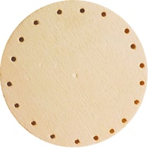 Fond de panier contreplaqué rond - d12cm 